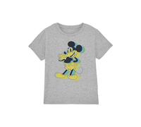 T-shirt coton disney trippy gris chiné 12/13A