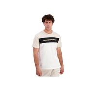 T-shirt coton droit - Coq Sportif - Homme - Manches courtes - Col arrondi - Beige L