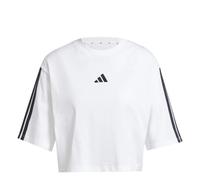 Adidas Essentials 3 Stripes Cotton Loose Short Sleeve T-shirt Blanc S Femme