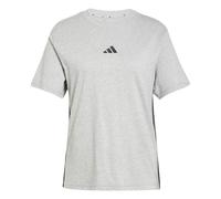 T-shirt coton femme adidas Essentials 3-Stripes Gris M