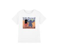 T-shirt Coton Into The Sunset Blanc 9/10A