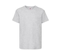 T-shirt coton original gris chiné 14A