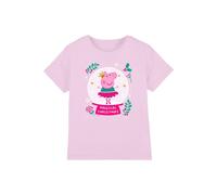 T-shirt coton peppa pig magical rose clair 3/4A