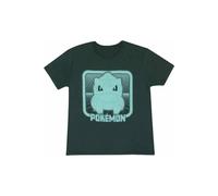 T-shirt coton pokemon vert foncé 12/13A