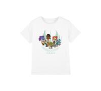 T-shirt coton star wars young jedi adventure the force is with us blanc 3/4A