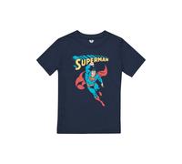 T-shirt coton superhero bleu marine 5/6A