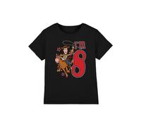 T-shirt coton toy story i'm 8 noir 3/4A