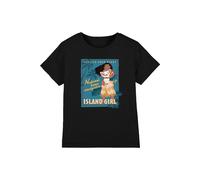 T-shirt coton vaiana island girl noir 3/4A