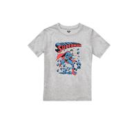 T-shirt coton wall break gris chiné 7/8A