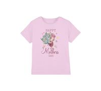 T-shirt coton winnie l'ourson happy mothers day rose 3/4A