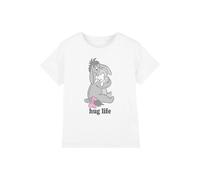 T-shirt coton winnie l'ourson hug life blanc 12/13A