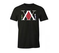 T-shirt - COTTON DIVISION - Gon X Killua - Col arrondi - Manches courtes - 100% coton XL