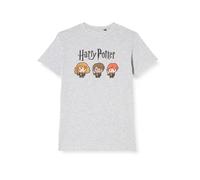 T-shirt - COTTON DIVISION - Harry Potter - Gris Melange - 8 Ans - Manches Courtes 8 ans