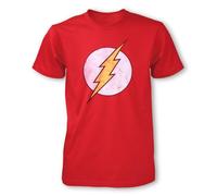 T-Shirt - COTTON DIVISION - Logo Flash Class - Rouge - Manches courtes - Mixte S