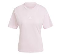Adidas Essentials Small Logo Cotton Short Sleeve T-shirt Rose L Femme