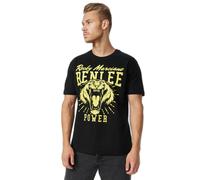Benlee T-Shirt fonctionnel 'Tiger Power' jaune clair / noir, Taille XL