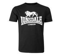 Lonsdale T-shirt homme Logo – Top de sport noir L (EU)