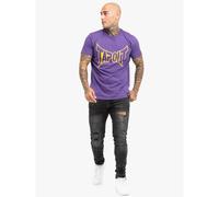 Tapout Lifestyle Basic Tee T-Shirt, Lilac/Jaune, 3XL Hommes