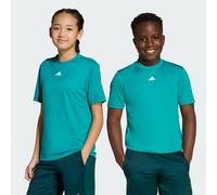 adidas - Junior's Train Essentials Logo Regular Fit T-Shirt - T-shirt technique - 176 - pure teal / white
