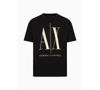 Armani Exchange Tshirt Gros Logo métallisé Homme
