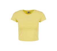 T-shirt court jersey extensible femme Urban Classics Jaune 4XL