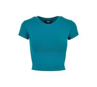 T-shirt court jersey extensible femme Urban Classics Vert 3XL
