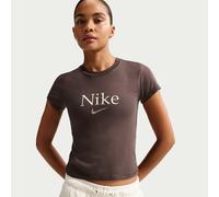 T-shirt court Nike pour femme Baroque Brown XL (FR 50-52)