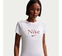 T-shirt court Nike pour femme Blanc
