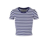 Urban Classics T-shirt TB6825 à rayures bleu marine et blanc pour femme XL