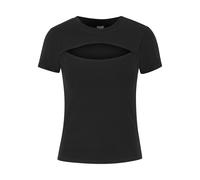 T-shirt courte femme Urban Classics Cut Out Noir 3XL