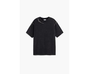 T-shirt couturÃ© Desigual Noir S