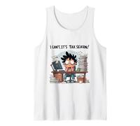 T-Shirt CPA « I Can't It's Tax Season Accounting Fun Accountant » Débardeur