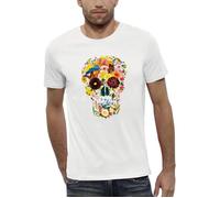 T-shirt CRANE FLEURI - PIXEL EVOLUTION - Homme - Coupe ajustée - 100% Coton semi-peigné S