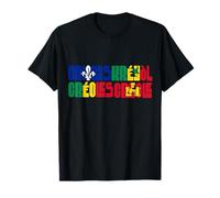 T-shirt créole louisien, drapeau créole unité, langues créoles T-Shirt