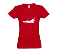 T-Shirt - Crocodile Alligator Kaimane - pour Femme - Rouge - M - imprimé avec Motif - été - Chemise Amusante - Sport - Loisirs