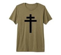 T-Shirt Croix de Lorraine de la Résistance Française T-Shirt Haut de Gamme