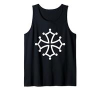 T-Shirt Croix Occitane Cathare Rallye Symbole Catharisme Débardeur