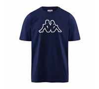 KAPPA T-SHIRT MANICHE CORTE UOMO BLU