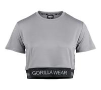 T-shirt crop femme Gorilla Wear Colby Gris M