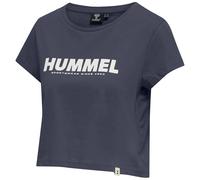 T-shirt crop femme Hummel Legacy Bleu XS