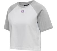 T-shirt crop femme Hummel Legacy Naya Gris L