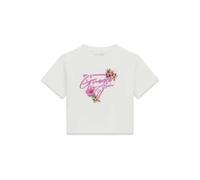 T-shirt crop fille Guess Blanc 16 ans
