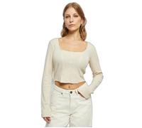 T-shirt crop manches longues corsage femme Urban Classics GT - blanc - 5XL XXXXL