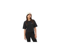 T shirt crop salomon short tee noir femme