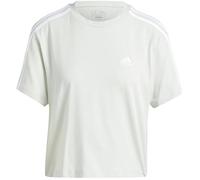 T-shirt Crop Top Femme - ADIDAS - Essentials 3-Stripes - Manches Courtes - Coton - Ajusté S