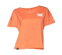 T-shirt crop top femme Snap Climbing Orange M