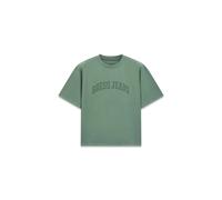 T-shirt cropped Guess Boxy Vert XS