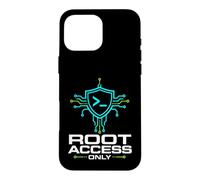 T-Shirt Cyber Securite Hacker Ligne de Commande Coque pour iPhone 16 Pro Max