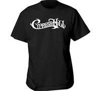 T Shirt Cypress Hill Mens Logo Hip Hop UpRap Band Gangstas Tee Manches Courtes(3X-Large)