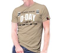 T-shirt D-Day 6 June1944 Utah Omaha Gold Juno Sword Normandie Operation #30589 - Beige - X-Large